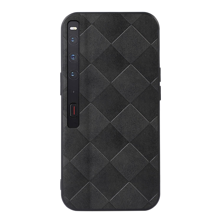 Weave Plaid PU Phone Case, For Honor 70 Pro / 70 Pro+, For vivo S15, For Xiaomi Redmi Note 11T Pro, For Huawei Mate Xs 2, For Honor 70