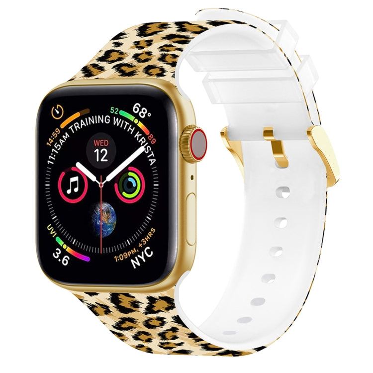 Square Buckle Color Printing Watch Band For Apple Watch Series, 7 45mm / 6&SE&5&4 44mm / 3&2&1 42mm