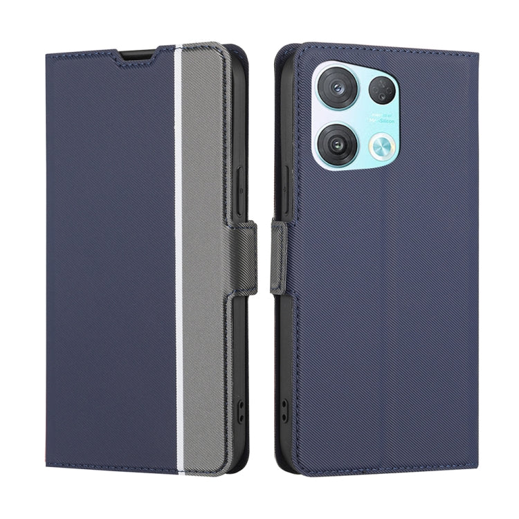 Twill Texture Side Button Leather Phone Case, For OPPO A57 4G 2022, For OPPO A57 5G 2022 / Realme Q5i, For OPPO Reno 8 5G, For OPPO Reno 8 Pro 5G, For OPPO Reno 8 Pro+ 5G, For OPPO Reno7 A JP Version