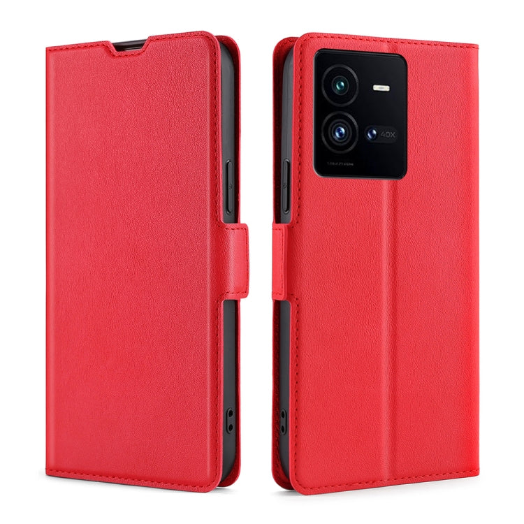 Ultra-thin Voltage Side Buckle Leather Phone Case, For vivo iQOO 10, For vivo iQOO 10 Pro 5G, For OnePlus 10T, For Realme C30 4G/Narzo 50i Prime, For Honor X40i