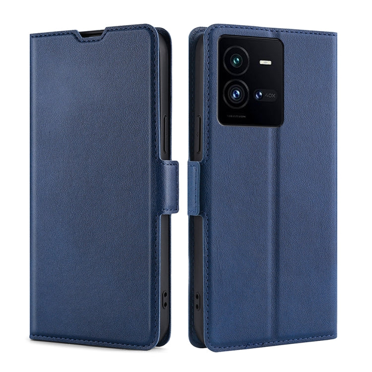 Ultra-thin Voltage Side Buckle Leather Phone Case, For vivo iQOO 10, For vivo iQOO 10 Pro 5G, For OnePlus 10T, For Realme C30 4G/Narzo 50i Prime, For Honor X40i