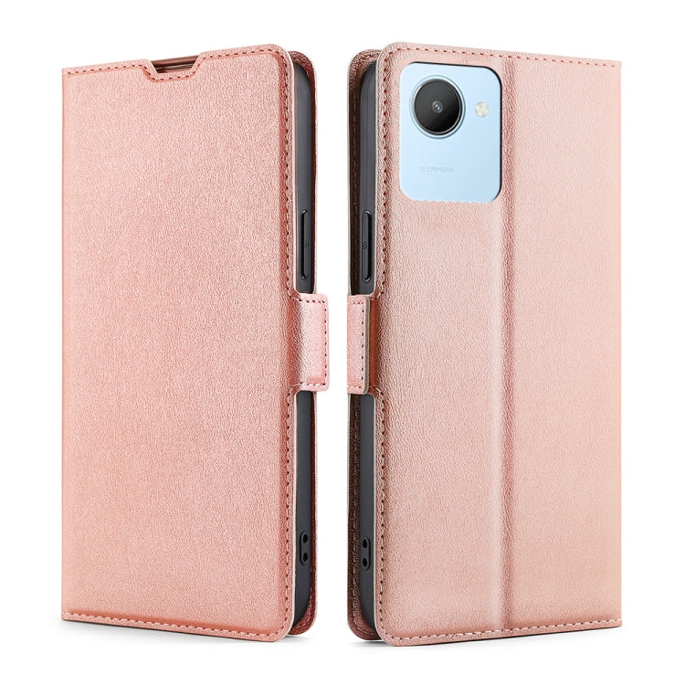 Ultra-thin Voltage Side Buckle Leather Phone Case, For vivo iQOO 10, For vivo iQOO 10 Pro 5G, For OnePlus 10T, For Realme C30 4G/Narzo 50i Prime, For Honor X40i