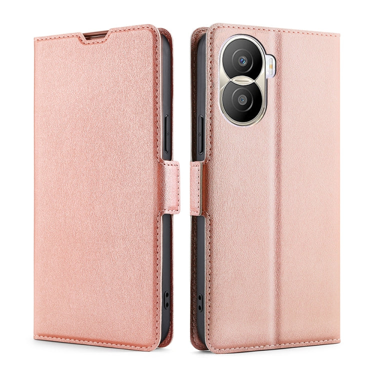 Ultra-thin Voltage Side Buckle Leather Phone Case, For vivo iQOO 10, For vivo iQOO 10 Pro 5G, For OnePlus 10T, For Realme C30 4G/Narzo 50i Prime, For Honor X40i