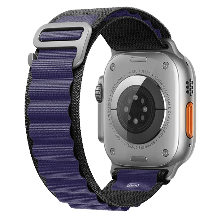 Nylon Watch Band, For Apple Watch Series 8&7 45mm / SE 2&6&SE&5&4 44mm / 3&2&1 42mm, For Apple Watch tra Series 8&7 45mm / SE 2&6&SE&5&4 44mm / 3&2&1 42mm