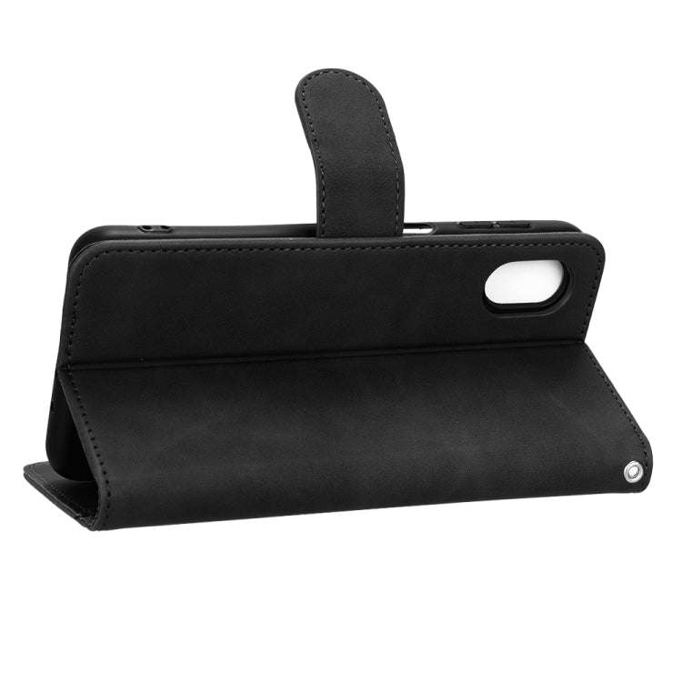 Skin Feel Magnetic Flip Leather Phone Case