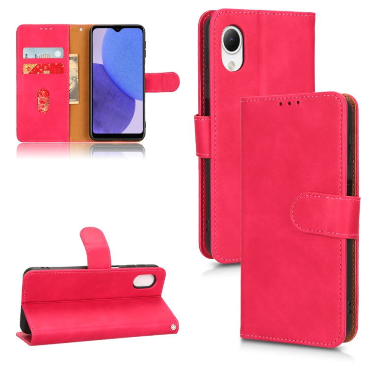 Skin Feel Magnetic Flip Leather Phone Case