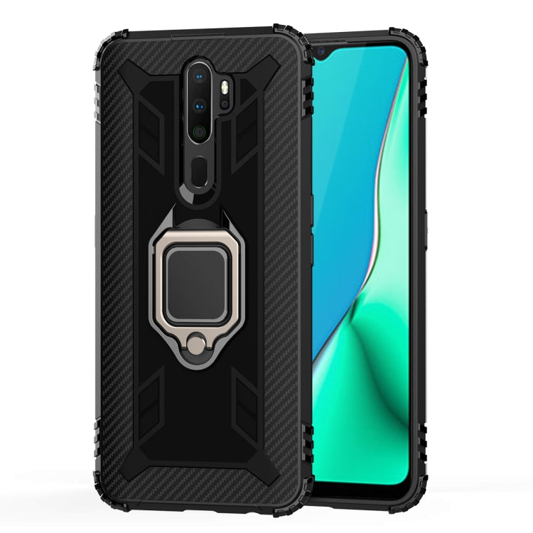 Carbon Fiber Protective Case with 360 Degree Rotating Ring Holder, For OnePlus 7T, For Galaxy M20, For OPPO A5(2020), For OPPO A9(2020) / A11X, For OPPO Realme