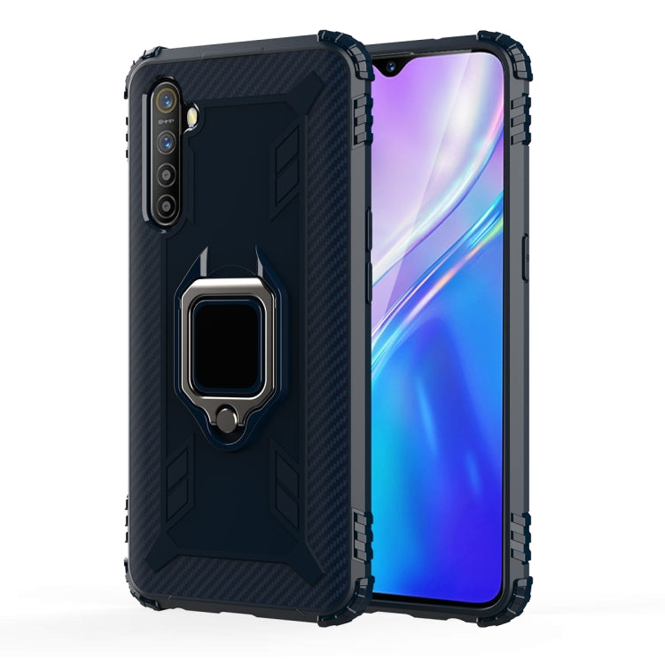 Carbon Fiber Protective Case with 360 Degree Rotating Ring Holder, For OnePlus 7T, For Galaxy M20, For OPPO A5(2020), For OPPO A9(2020) / A11X, For OPPO Realme