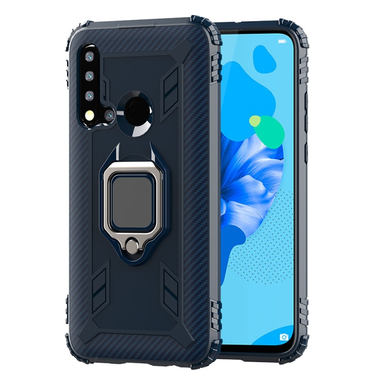 Carbon Fiber Protective Case with 360 Degree Rotating Ring Holder, For Xiaomi Redmi 8A / 8A Dual, For Huawei Nova 5i / P20 Lite(2019), For Xiaomi Redmi Note 9 Pro Max