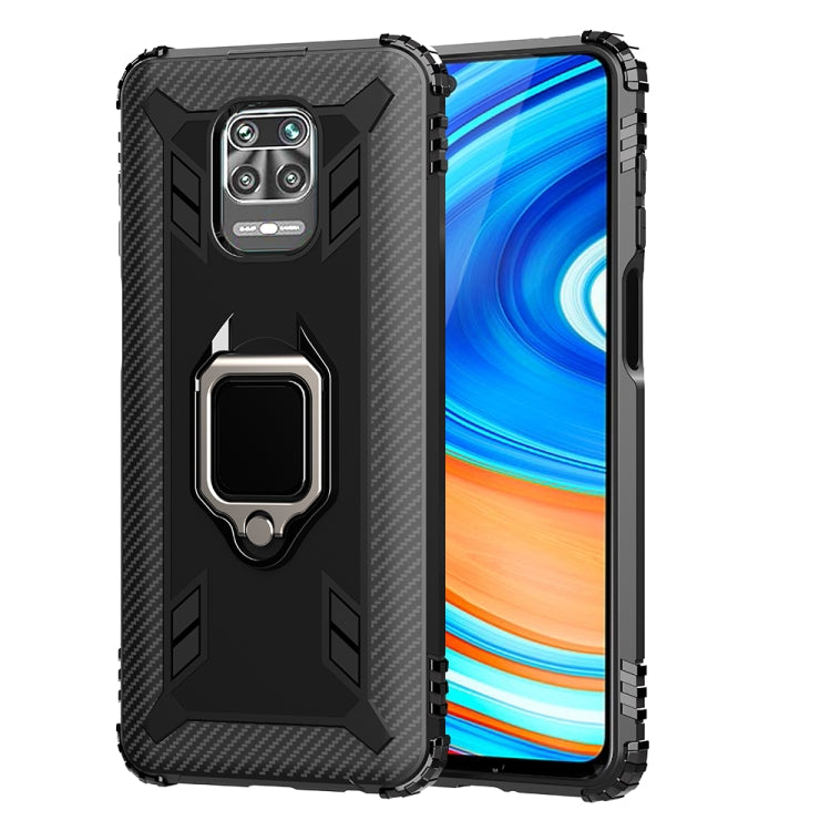 Carbon Fiber Protective Case with 360 Degree Rotating Ring Holder, For Xiaomi Redmi 8A / 8A Dual, For Huawei Nova 5i / P20 Lite(2019), For Xiaomi Redmi Note 9 Pro Max