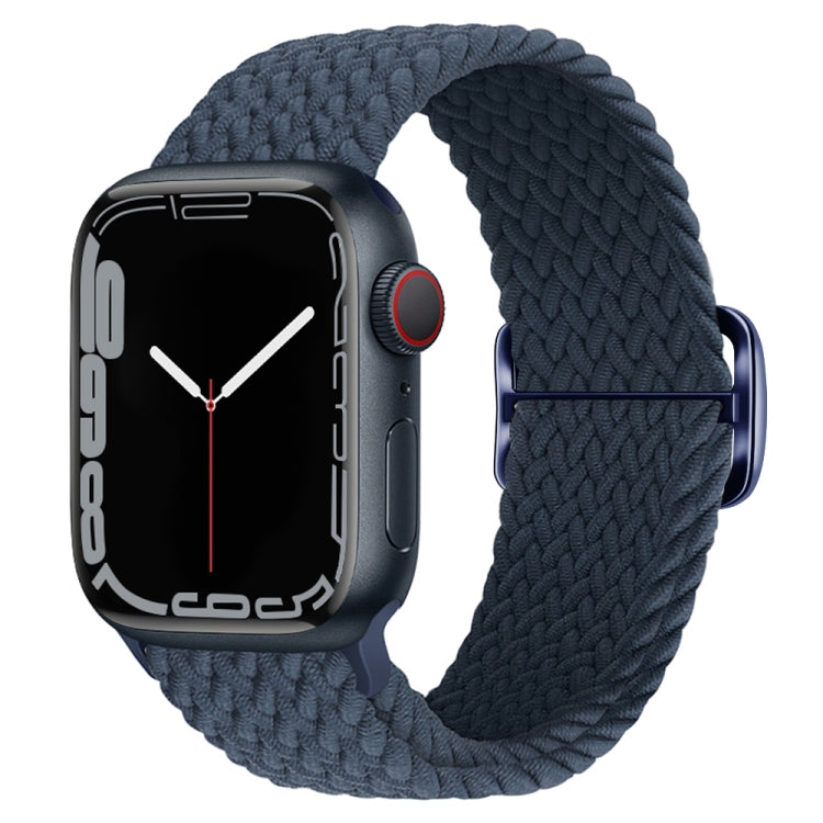 Buckle Nylon Braided Watch Band, For Apple Watch Ultra 49mm / Series 8&7 45mm / SE 2&6&SE&5&4 44mm / 3&2&1 42mm