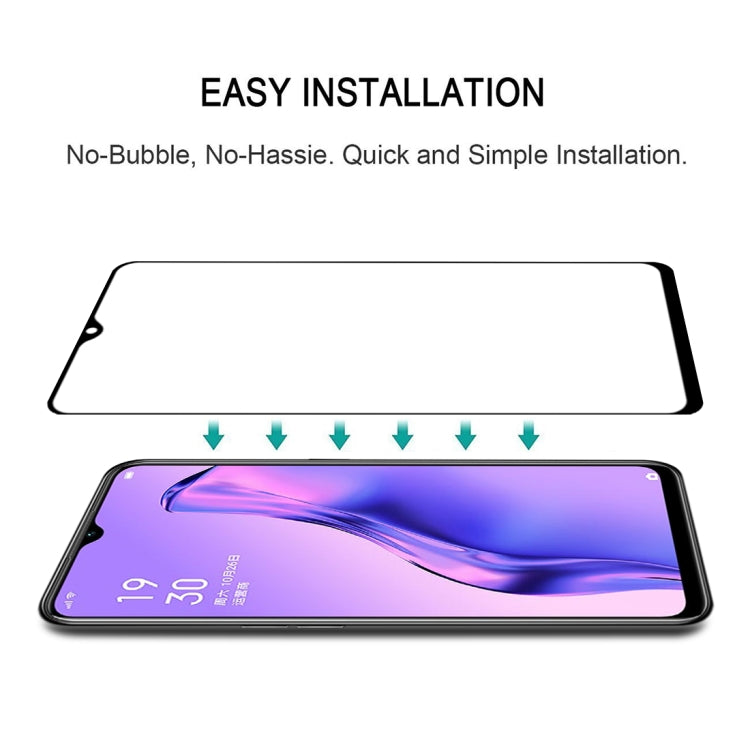 25 PCS 9H Surface Hardness 2.5D Full Glue Full Screen Tempered Glass Film