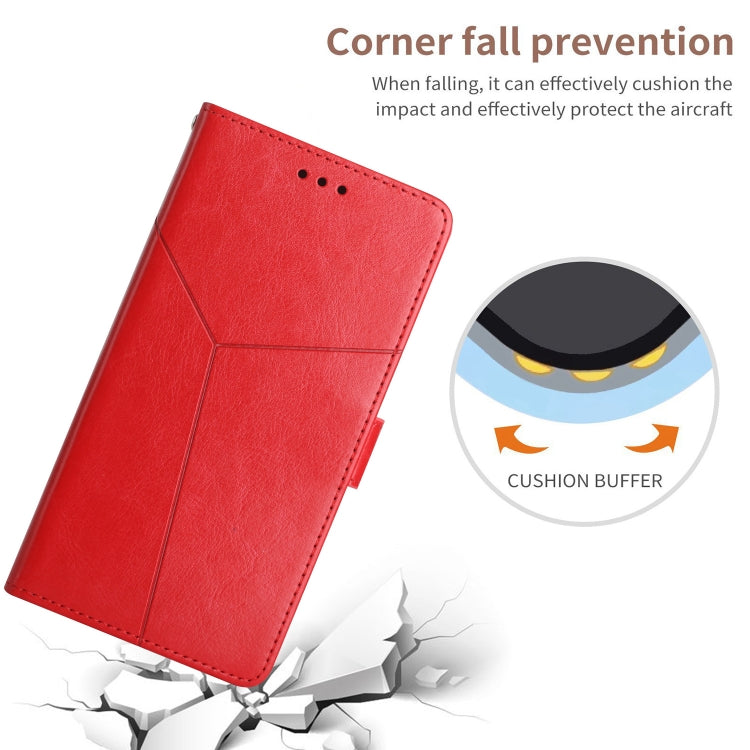 HT01 Y-shaped Pattern Flip Leather Phone Case, For Motorola Edge 30 Fusion/Moto S30 Pro