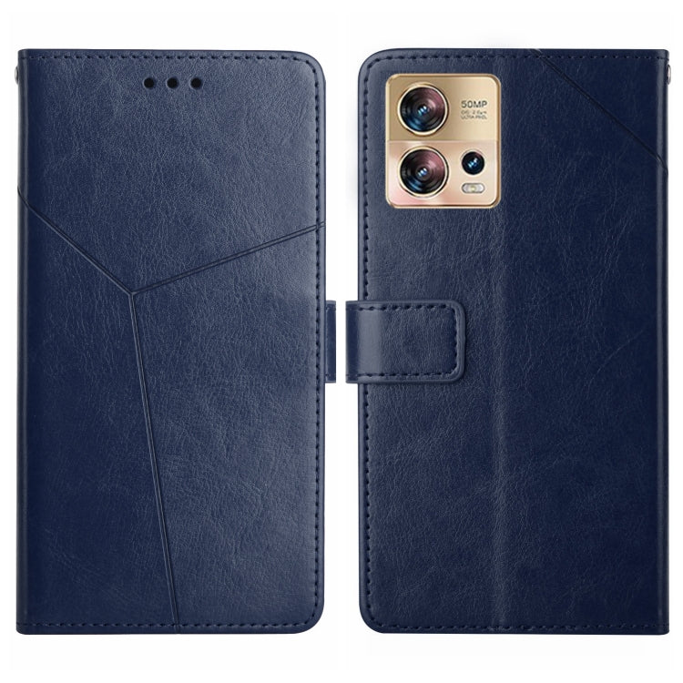 HT01 Y-shaped Pattern Flip Leather Phone Case, For Motorola Edge 30 Fusion/Moto S30 Pro