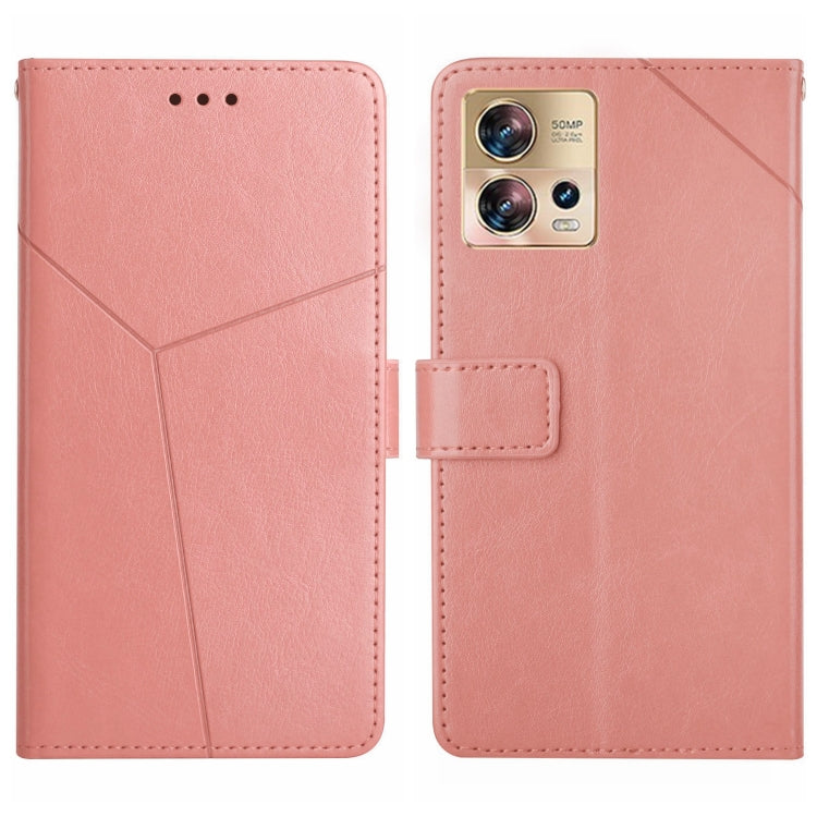 HT01 Y-shaped Pattern Flip Leather Phone Case, For Motorola Edge 30 Fusion/Moto S30 Pro