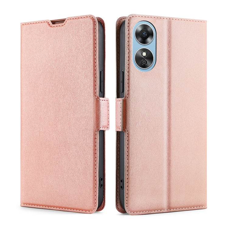 Ultra-thin Voltage Side Buckle Horizontal Flip Leather Phone Case, For Motorola Moto E32 India/E22s 4G Global, For OPPO A17, For OPPO K10x 5G, For Realme C33 4G, For vivo V25 5G/V25e 5G, For vivo Y16 4G/Y02s 4G