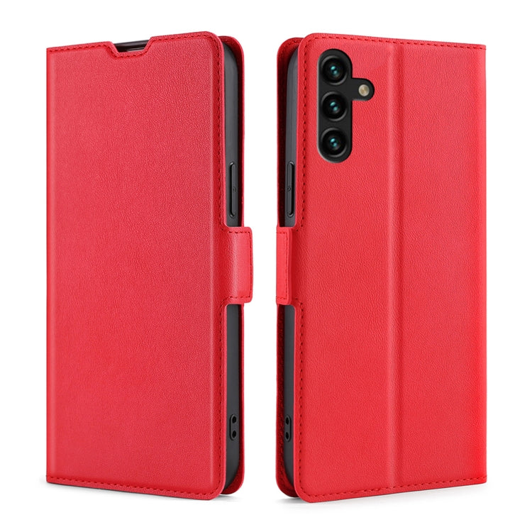 Ultra-thin Voltage Side Buckle Horizontal Flip Leather Phone Case, For vivo Y55 4G, For Samsung Galaxy A04s, For Sharp Aquos sense7 Plus, For Xiaomi Civi 2 5G, For Xiaomi Poco M5 4G