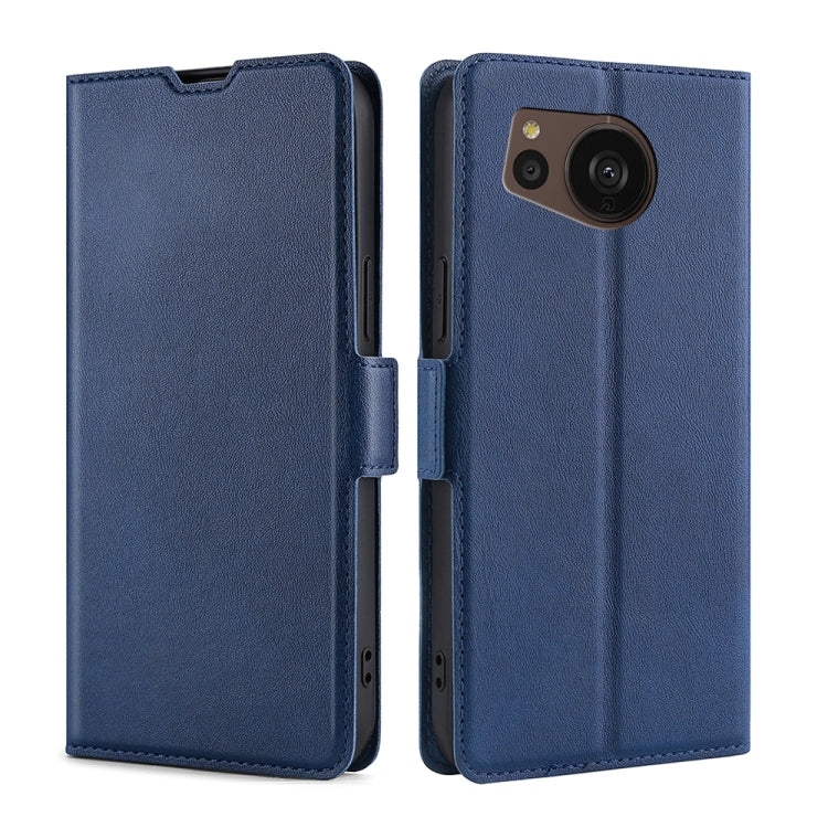 Ultra-thin Voltage Side Buckle Horizontal Flip Leather Phone Case, For vivo Y55 4G, For Samsung Galaxy A04s, For Sharp Aquos sense7 Plus, For Xiaomi Civi 2 5G, For Xiaomi Poco M5 4G