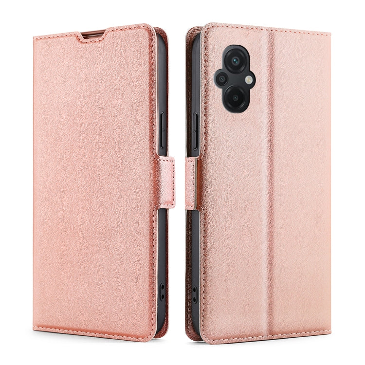 Ultra-thin Voltage Side Buckle Horizontal Flip Leather Phone Case, For vivo Y55 4G, For Samsung Galaxy A04s, For Sharp Aquos sense7 Plus, For Xiaomi Civi 2 5G, For Xiaomi Poco M5 4G