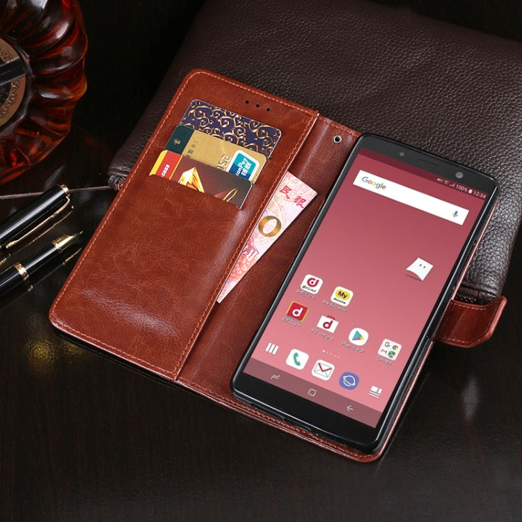 idewei Crazy Horse Texture Horizontal Flip Leather Case with Holder & Card Slots & Wallet, For OnePlus 8, For OnePlus 8 Pro, For Galaxy Feel 2, For Galaxy M21