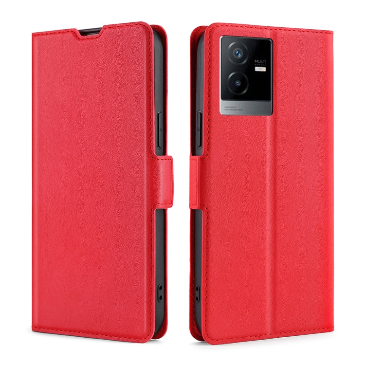 Ultra-thin Voltage Side Buckle Horizontal Flip Leather Phone Case, For vivo iQOO Neo7, For Realme 9i 5G Global/10 5G, For vivo T2x 5G/Y73t/iQOO Z6x, For Huawei nova Y61, For Honor Play 40 Plus, For Nokia X30 5G