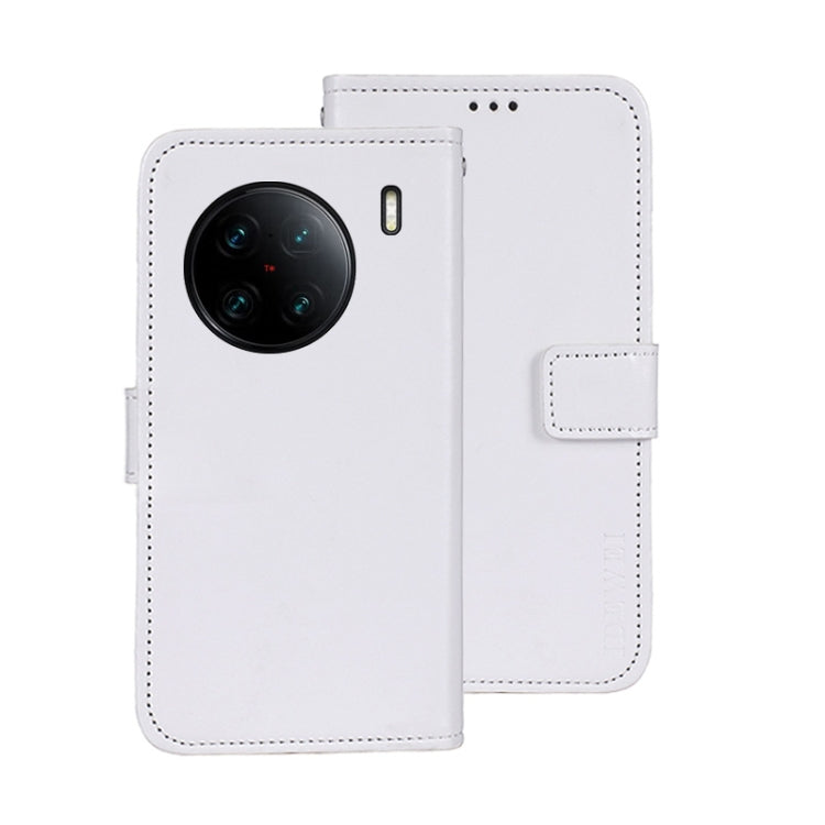 idewei Crazy Horse Texture Leather Phone Case, For vivo X90, For vivo X90 Pro, For vivo X90 Pro+