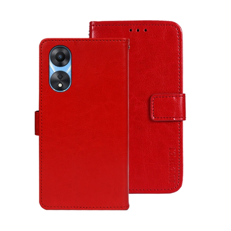 idewei Crazy Horse Texture Leather Phone Case, For Infinix Zero Ultra 5G, For OPPO A58 5G, For OPPO A77s