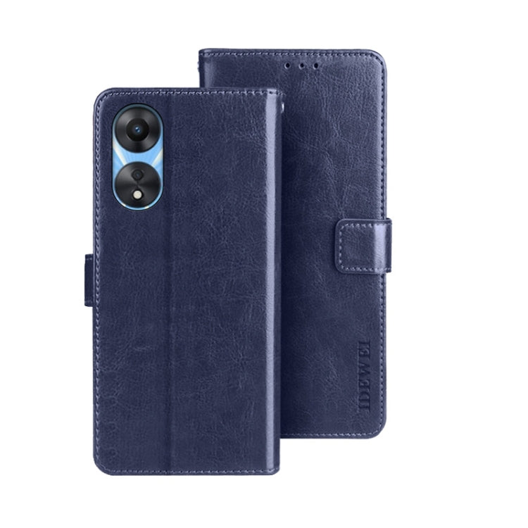 idewei Crazy Horse Texture Leather Phone Case, For Infinix Zero Ultra 5G, For OPPO A58 5G, For OPPO A77s