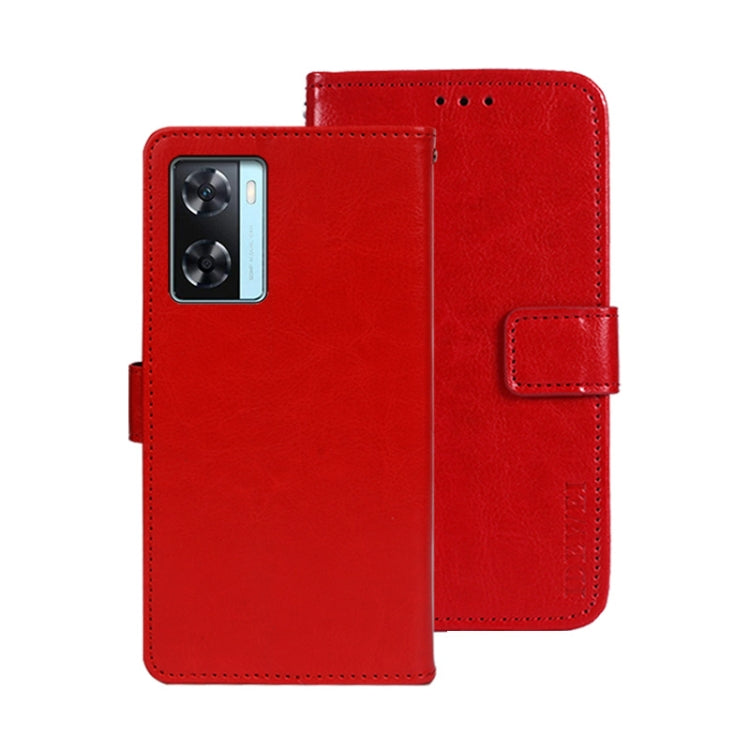 idewei Crazy Horse Texture Leather Phone Case, For Infinix Zero Ultra 5G, For OPPO A58 5G, For OPPO A77s
