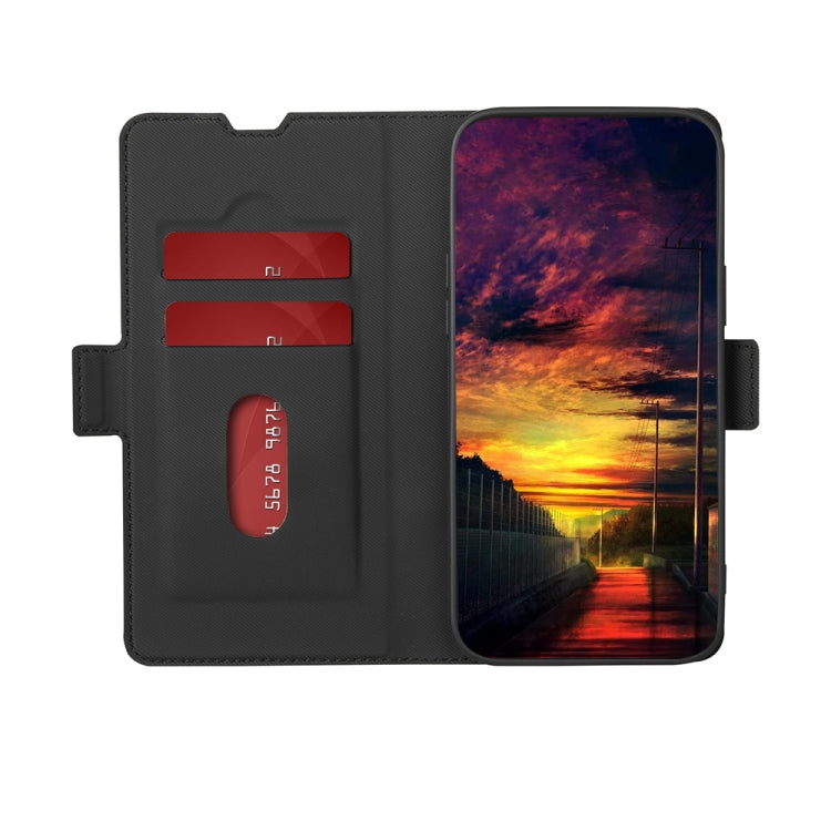 Twill Texture Side Buckle Leather Phone Case, For Samsung Galaxy A04e 4G
