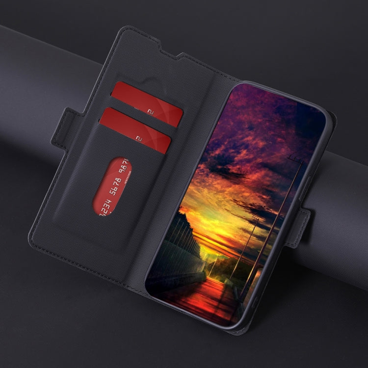 Twill Texture Side Buckle Leather Phone Case, For Samsung Galaxy A04e 4G