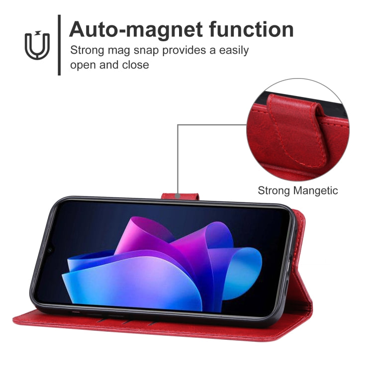 Leather Phone Case, For TECNO Pop 7 Pro, For ZTE Blade V40 Design