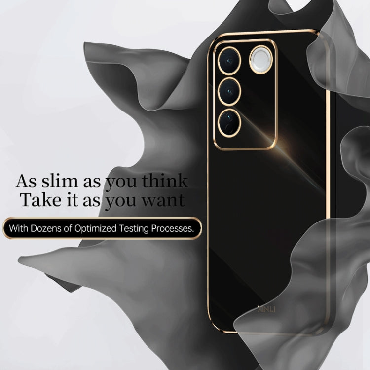 XINLI Straight Edge 6D Electroplate TPU Phone Case, For vivo S16 Pro, For vivo S16e