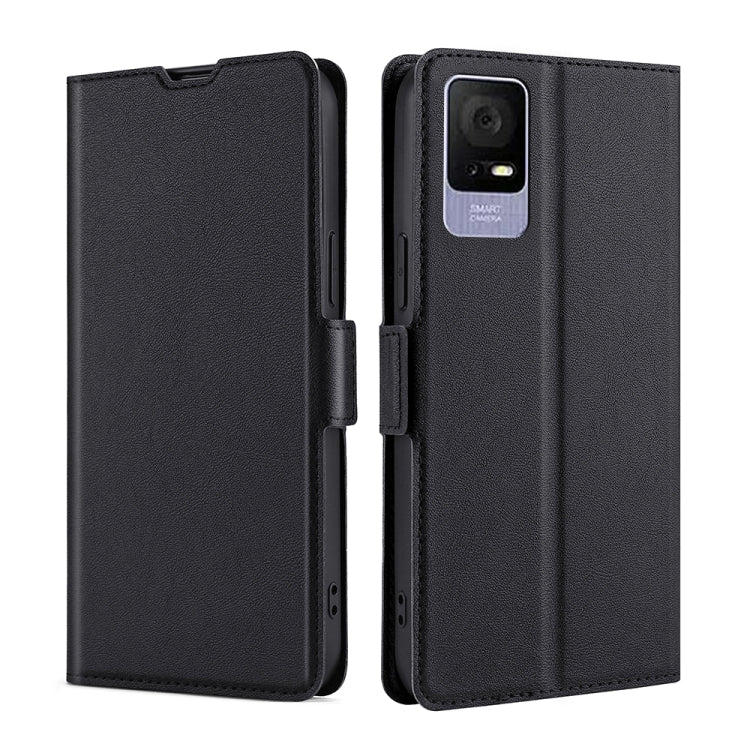 Ultra-thin Voltage Side Buckle Horizontal Flip Leather Phone Case, For TCL 405 / 406 / 408, For vivo S16 / S16 Pro, For vivo Y02 4G, For Fujitsu Arrows N F-51C, For Xiaomi Redmi K60E, For Xiaomi Redmi K60 / K60 Pro