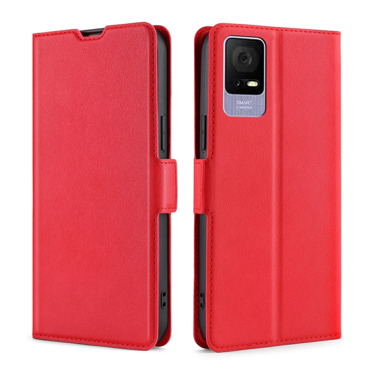 Ultra-thin Voltage Side Buckle Horizontal Flip Leather Phone Case, For TCL 405 / 406 / 408, For vivo S16 / S16 Pro, For vivo Y02 4G, For Fujitsu Arrows N F-51C, For Xiaomi Redmi K60E, For Xiaomi Redmi K60 / K60 Pro