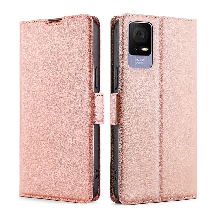 Ultra-thin Voltage Side Buckle Horizontal Flip Leather Phone Case, For TCL 405 / 406 / 408, For vivo S16 / S16 Pro, For vivo Y02 4G, For Fujitsu Arrows N F-51C, For Xiaomi Redmi K60E, For Xiaomi Redmi K60 / K60 Pro
