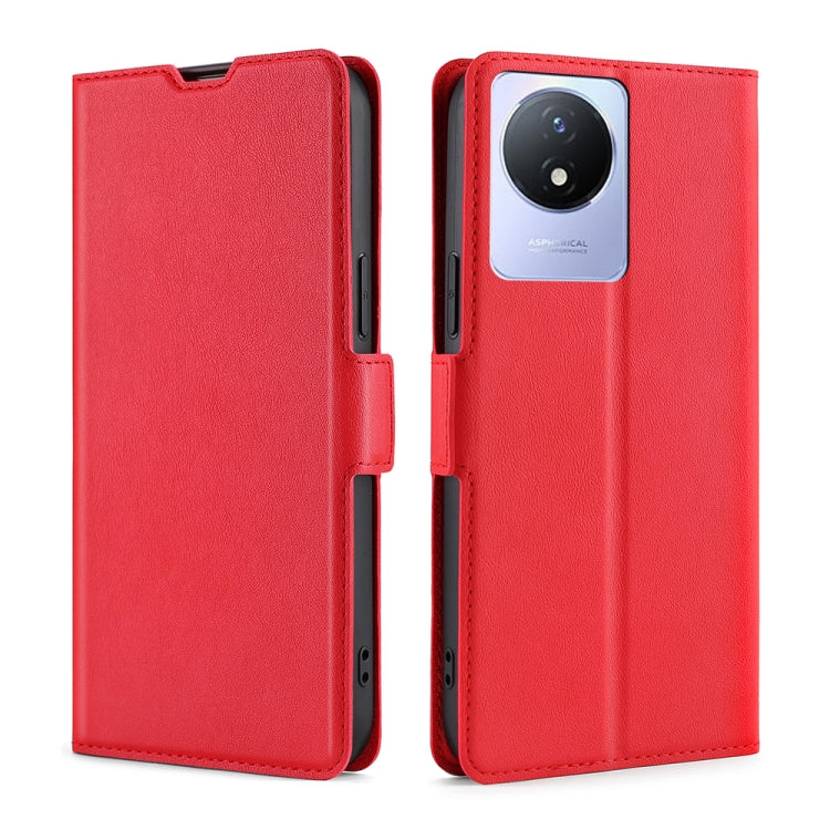 Ultra-thin Voltage Side Buckle Horizontal Flip Leather Phone Case, For TCL 405 / 406 / 408, For vivo S16 / S16 Pro, For vivo Y02 4G, For Fujitsu Arrows N F-51C, For Xiaomi Redmi K60E, For Xiaomi Redmi K60 / K60 Pro