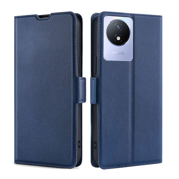 Ultra-thin Voltage Side Buckle Horizontal Flip Leather Phone Case, For TCL 405 / 406 / 408, For vivo S16 / S16 Pro, For vivo Y02 4G, For Fujitsu Arrows N F-51C, For Xiaomi Redmi K60E, For Xiaomi Redmi K60 / K60 Pro