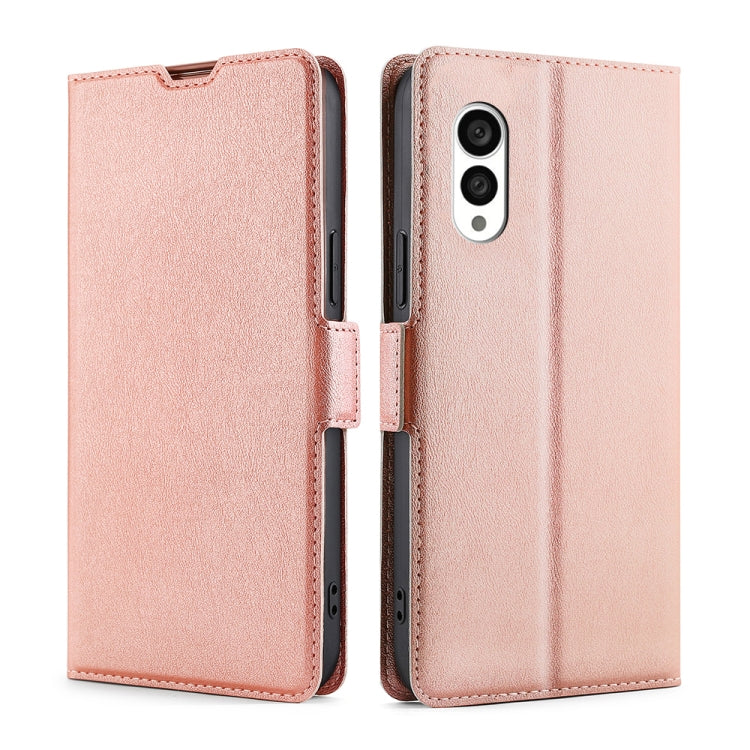 Ultra-thin Voltage Side Buckle Horizontal Flip Leather Phone Case, For TCL 405 / 406 / 408, For vivo S16 / S16 Pro, For vivo Y02 4G, For Fujitsu Arrows N F-51C, For Xiaomi Redmi K60E, For Xiaomi Redmi K60 / K60 Pro