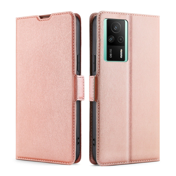 Ultra-thin Voltage Side Buckle Horizontal Flip Leather Phone Case, For TCL 405 / 406 / 408, For vivo S16 / S16 Pro, For vivo Y02 4G, For Fujitsu Arrows N F-51C, For Xiaomi Redmi K60E, For Xiaomi Redmi K60 / K60 Pro