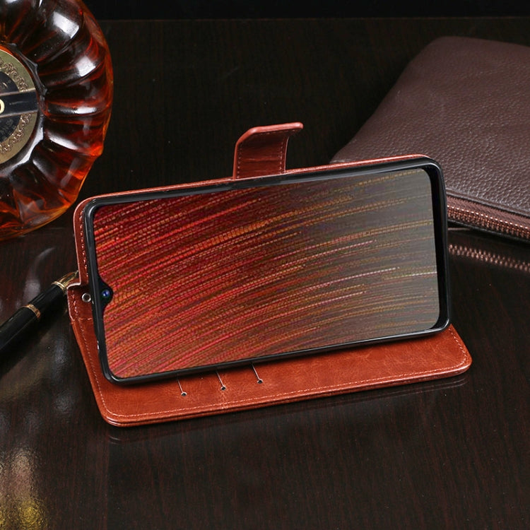 idewei Crazy Horse Texture Horizontal Flip Leather Case with Holder & Card Slots & Wallet, For OPPO A7, For OPPO K5, For OPPO A8, For OPPO A9