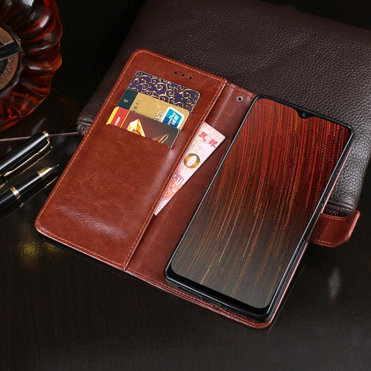 idewei Crazy Horse Texture Horizontal Flip Leather Case with Holder & Card Slots & Wallet, For OPPO A7, For OPPO K5, For OPPO A8, For OPPO A9