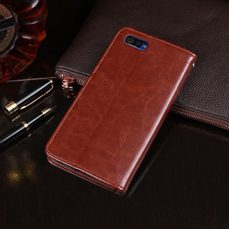 idewei Crazy Horse Texture Horizontal Flip Leather Case with Holder & Card Slots & Wallet, For OPPO Realme 5 / Realme 5s, For OPPO Realme C2, For OPPO Realme Q, For OPPO Realme
