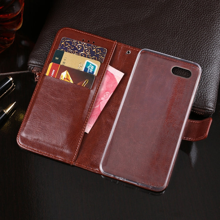 idewei Crazy Horse Texture Horizontal Flip Leather Case with Holder & Card Slots & Wallet, For OPPO Realme 5 / Realme 5s, For OPPO Realme C2, For OPPO Realme Q, For OPPO Realme