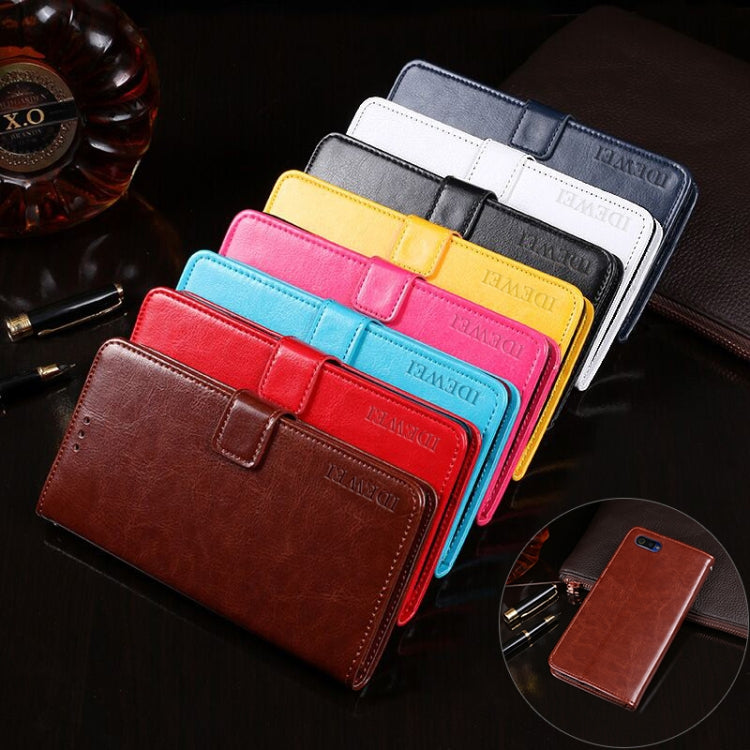 idewei Crazy Horse Texture Horizontal Flip Leather Case with Holder & Card Slots & Wallet, For OPPO Realme 5 / Realme 5s, For OPPO Realme C2, For OPPO Realme Q, For OPPO Realme
