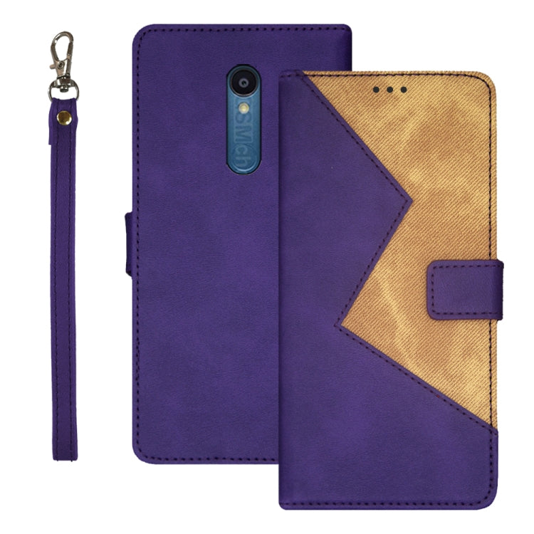 idewei Two-color Splicing Leather Phone Case, For Sharp Rouvo V, For Ulefone Note 14, For Xiaomi Poco C55/Redmi 12C/Redmi 11A