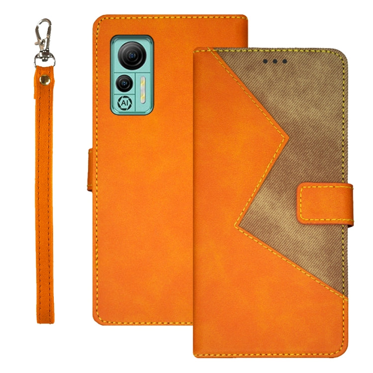 idewei Two-color Splicing Leather Phone Case, For Sharp Rouvo V, For Ulefone Note 14, For Xiaomi Poco C55/Redmi 12C/Redmi 11A