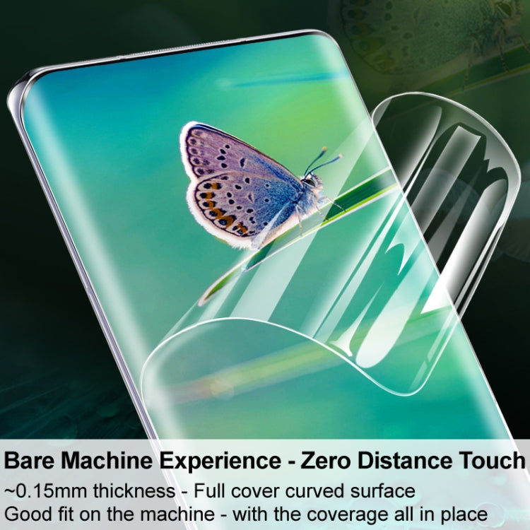 2pcs imak Curved Full Screen Hydrogel Film Front Protector, For Honor Magic5 5G, For Honor Magic5 Pro 5G, For vivo For OnePlus Ace 2V 5G