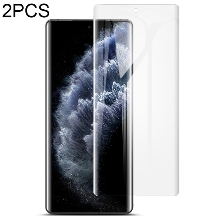2pcs imak Curved Full Screen Hydrogel Film Front Protector, For Honor Magic5 5G, For Honor Magic5 Pro 5G, For vivo For OnePlus Ace 2V 5G