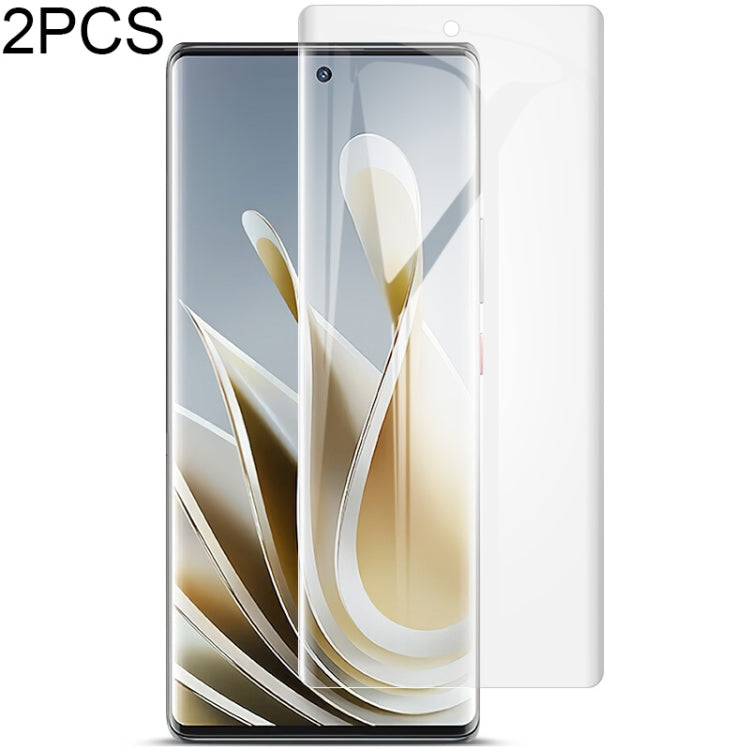 2pcs imak Curved Full Screen Hydrogel Film Front Protector, For Honor Magic5 5G, For Honor Magic5 Pro 5G, For vivo For OnePlus Ace 2V 5G